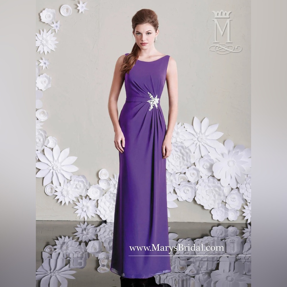 Mary's Bridal Purple Maxi Dress